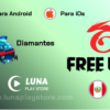 Free Fire : 520 Diamantes + 52 Bonus Diamantes